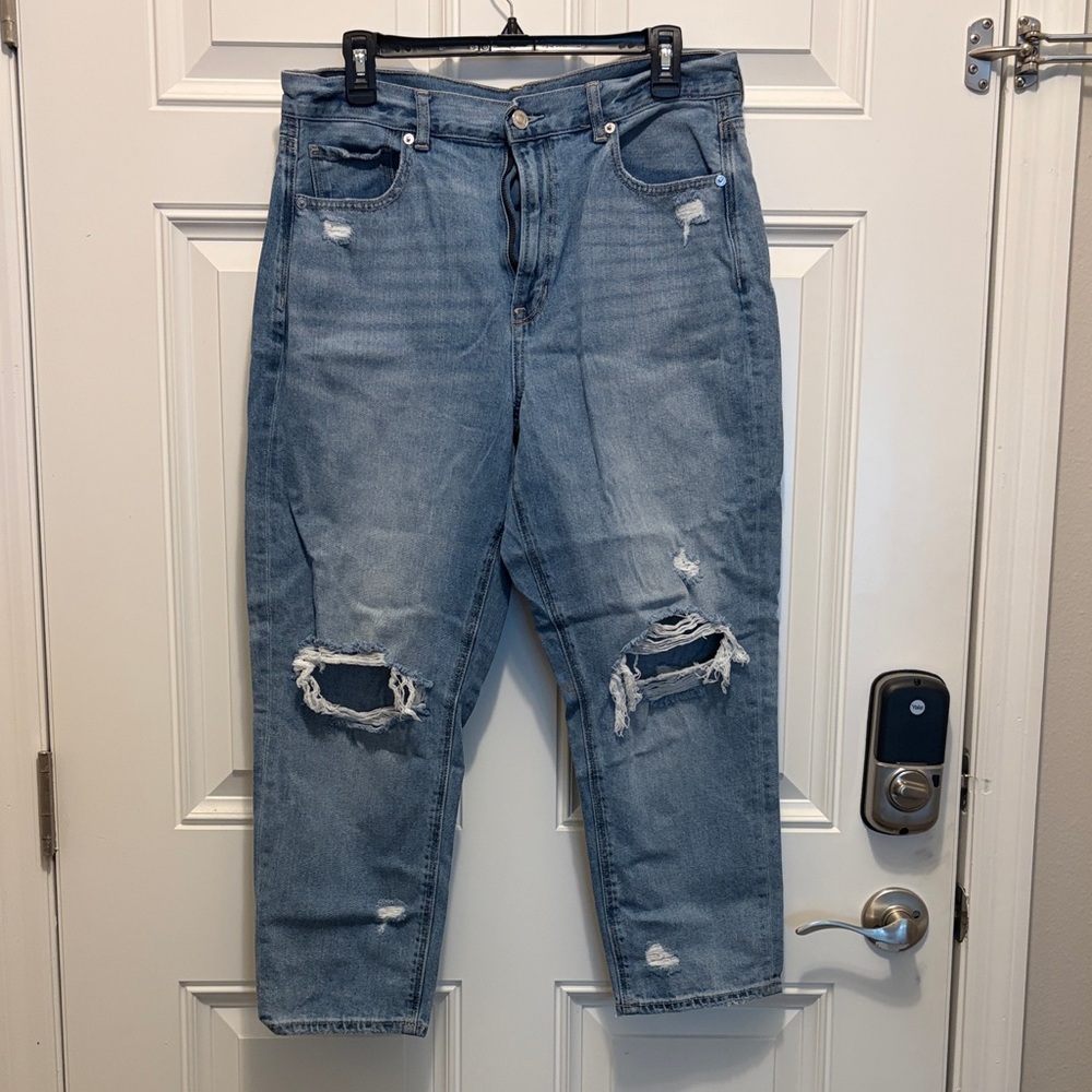 American Eagle Outfitters Mom Dark Blue Denim Jeans